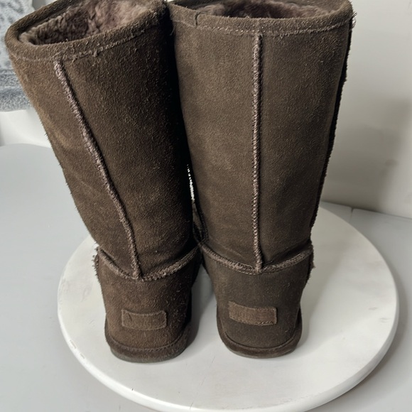 Bjorndal leather & sheepskin lined brown boots Sz 7 - Picture 2 of 10